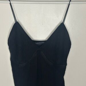 Brandy Melville Black Crop Tank Top